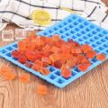 Foremka forma silikonowa do robienia żelek żelków kostki małe 126szt pipeta
