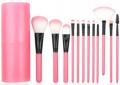 Zestaw pędzli do makijażu Satis różowy 13 elementów