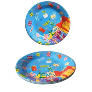 Talerzyki urodzinowe Talerze 10 szt Urodziny 23cm