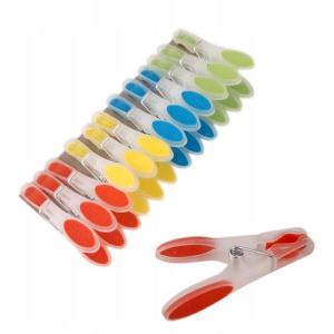 Kolorowe Klamerki SPINACZE Bielizny Żabki SILIKON