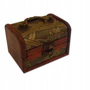 Kuferek drewniany szkatułka drewniana Mały