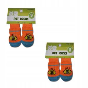 SKARPETY DLA PSA ANTYPOŚLIZGOWE 4 SZTUKI SKARPETKI