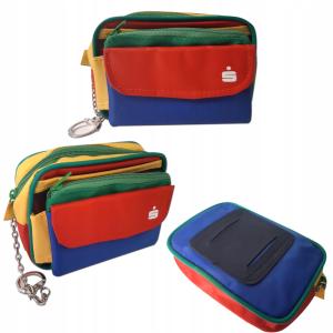 PORTFEL MATERIAŁOWY SASZETKA KOLOROWY