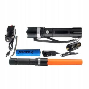 Latarka cree led 1000 zoom akumulator pałka rower