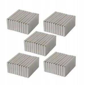 MAGNES NEODYMOWY PŁASKI 10 SZT