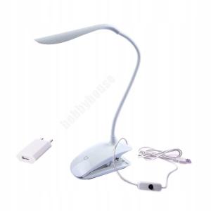 LAMPKA BIURKOWA LED Z KLIPSEM DOTYK 3 TRYBY