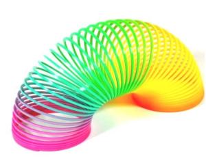 MAGICZNA TĘCZOWA SPRĘŻYNA SPRĘŻYNKA