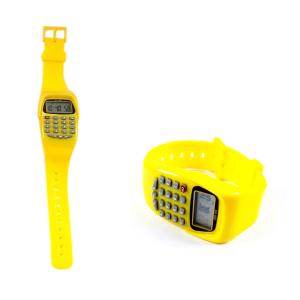 ZEGAREK DZIECIĘCY NA RĘKĘ Z KALKULATOREM