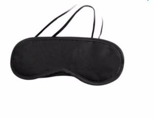 Maska OPASKA Opaski na Oczy do Spania CZARNA