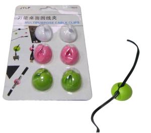 ORGANIZER KABLI SILIKONOWY 6 SZTUK