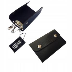 Skórzane Etui na Klucze CZARNE ORGANIZER