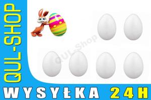 Jajko Jaja Jajka Jajo Styropianowe 6 cm 6 szt