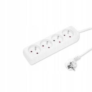 PRZEDŁUŻACZ listwa ZASILAJĄCA3 M KABEL 4 GNIAZDA