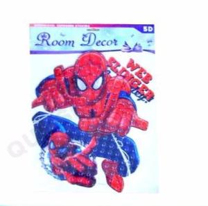 Naklejki na ścianę, meble 5D SPIDERMAN 45x30cm