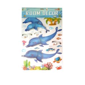 Naklejki na ścianę, meble Delfinki 63x33cm