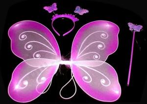 SKRZYDŁA SKRZYDEŁKA WRÓŻKI RÓŻCZKA OPASKA