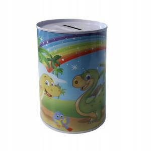 Skarbonka puszka metalowa DINOZAUR