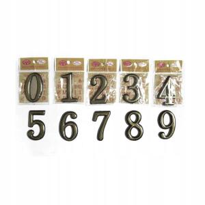 CYFRY CYFRA LICZBA przylepne do drzwi numer 10 szt
