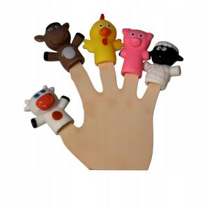 PACYNKI NAKŁADKI NA PALCE - ZWIERZĄTKA