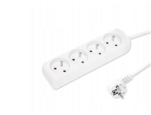 PRZEDŁUŻACZ listwa ZASILAJĄCA 3M KABEL 4 GNIAZDA