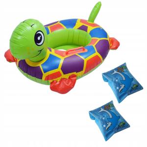 PONTON KOŁO DMUCHANE DLA DZIECI KÓŁKO + RĘKAWKI 01