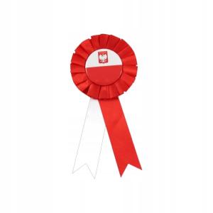 KOTYLION NARODOWY KOKARDA ROZETA POLSKA 24 szt hur