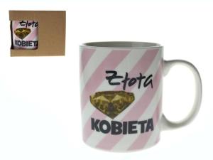 KUBEK ZŁOTA KOBIETA PREZENT