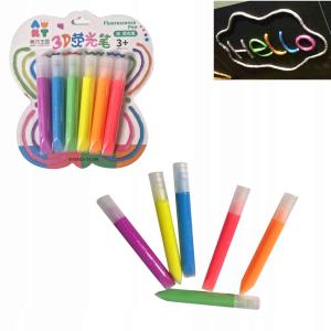 Farby do pisania po szkle 3D pisaki markery 6 szt.