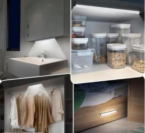 INTELIGENTNA BEZPRZEWODOWA LAMPKA NOCNA LED Z CZUJNIKIEM RUCHU