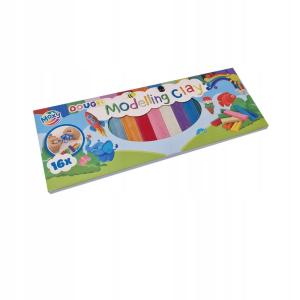 Masa Plastyczna Kolorowa Modelina Zestaw 16 Kolorów