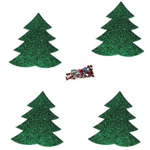 piankowe choinki do ozdabiania 4 szt