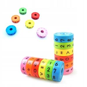 Magnetyczne krążki do działań matematycznych do liczenia NAUKA LICZENIA