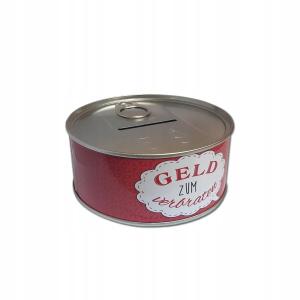 Skarbonka metalowa na pieniądze PUSZKA