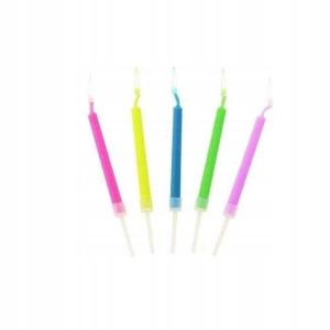 świeczki Kolorowe z kolorowymi płomieniami