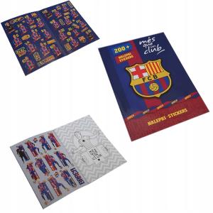 NAKLEJKI NAKLEJKA FC BARCELONA 200 SZTUK