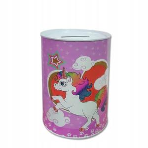 Skarbonka puszka metalowa KUCYKI