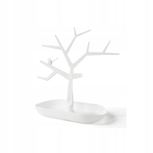 STOJAK DRZEWKO NA BIŻUTERIĘ BIAŁY ORGANIZER