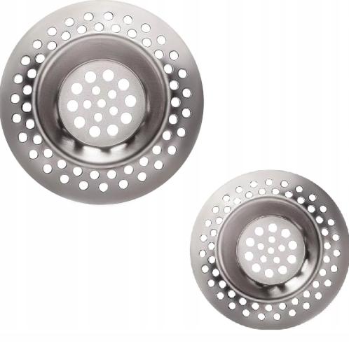 Sitko do zlewu metal 75 mm srebrny