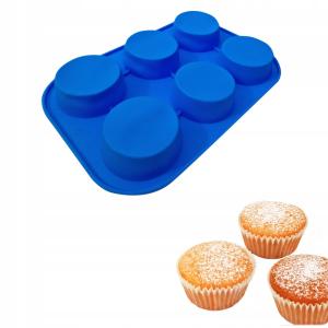 FORMA FOREMKA SILIKONOWA MUFFINKI BABECZKI 6 SZT