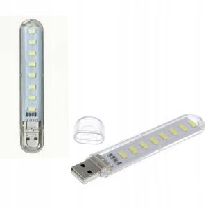 Mini Lampka USB 8x DIOD LED 5V