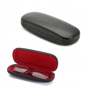 ETUI NA OKULARY CZARNE ELEGANCKIE