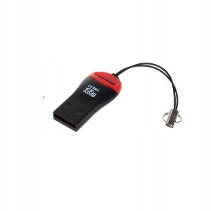 Czytnik Kart Micro SD MicroSD SDHC/SDXC czarny