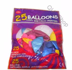 balony zestaw balonów kolorowych 25 szt. 30cm