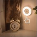 LAMPKA NOCNA LED 3 TRYBY BARWY ŚWIATŁA BEZPRZEWODOWA DOTYKOWA PODSZAFKOWA