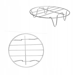 PODKLADKA POD GARNEK podstawka pod gorące naczynie metalowa 20cm chromowana
