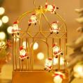 LAMPKI DRUCIKI 20 LED NA BATERIE MIKOŁAJE