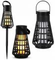 Lampa solarna wbijana SATIS czarny 46 cm 1 szt.