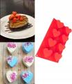 Silikonowa forma muffin 8 szt serca