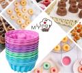 FOREMKI SILIKONOWE DO MUFFINEK BABECZEK FORMA DO PIECZENIA ZESTAW 12 szt