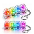 Brelok Antystresowy Fidget Clicker LED Cube 4 Przyciski Dla Dzieci